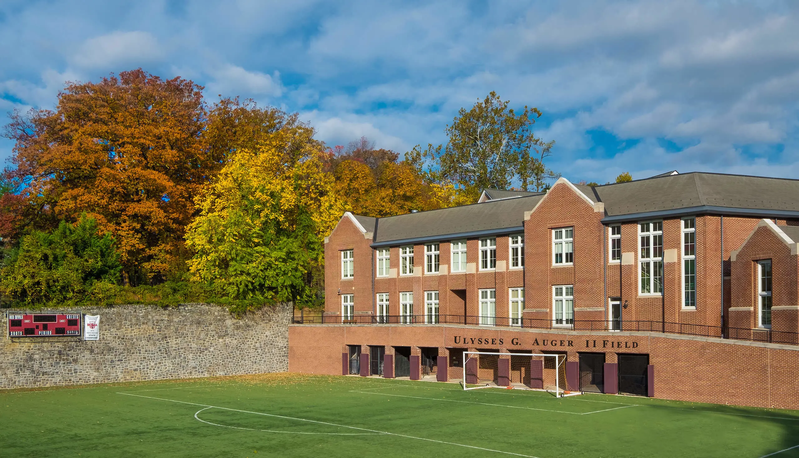 Exterior of school building