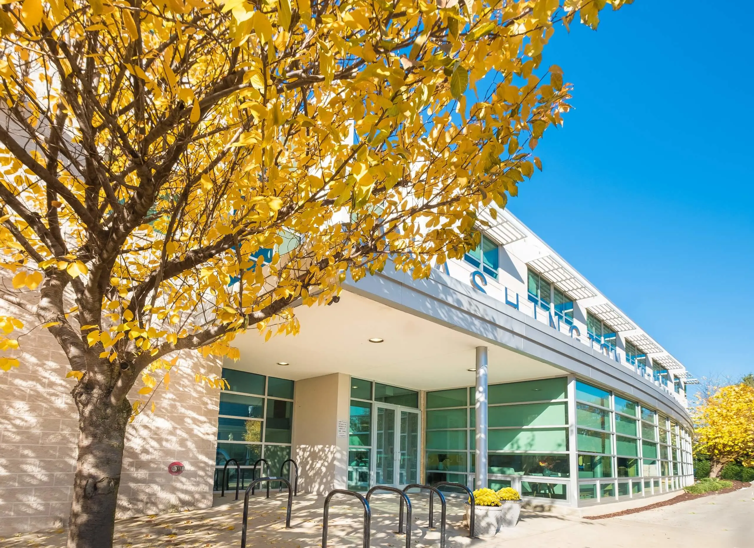 School building exterior