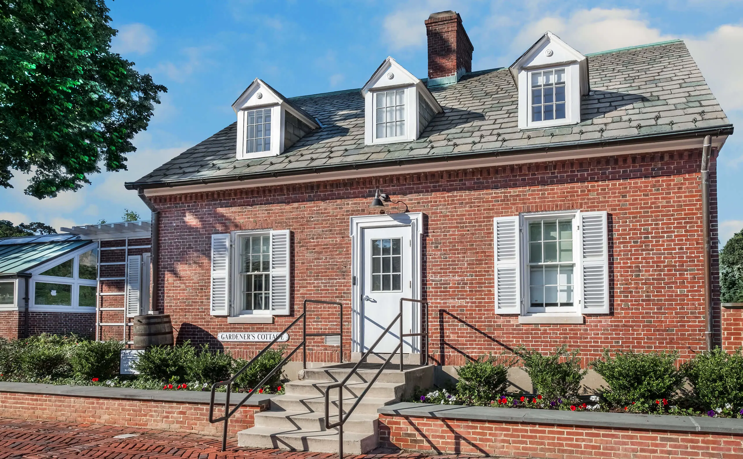 Red-brick house